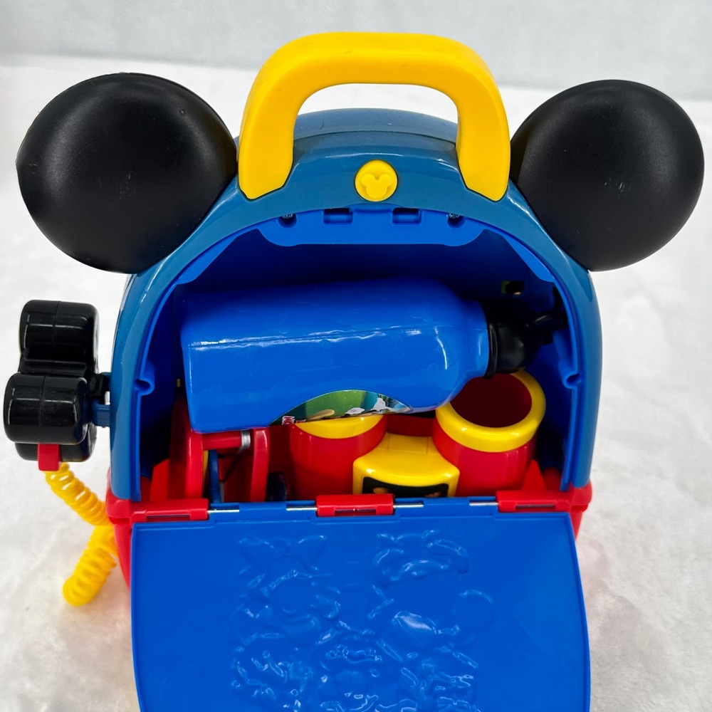 Disney Mickey Mouse Funhouse Adventure Backpack 5 Piece Toy Playset Clubhouse - Picture 13 of 13